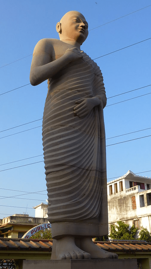 Statue of Rahula at Bodh Gaya in Bihar, India