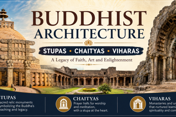 Buddhist Architecture: Understanding Stupas, Chaityas and Viharas