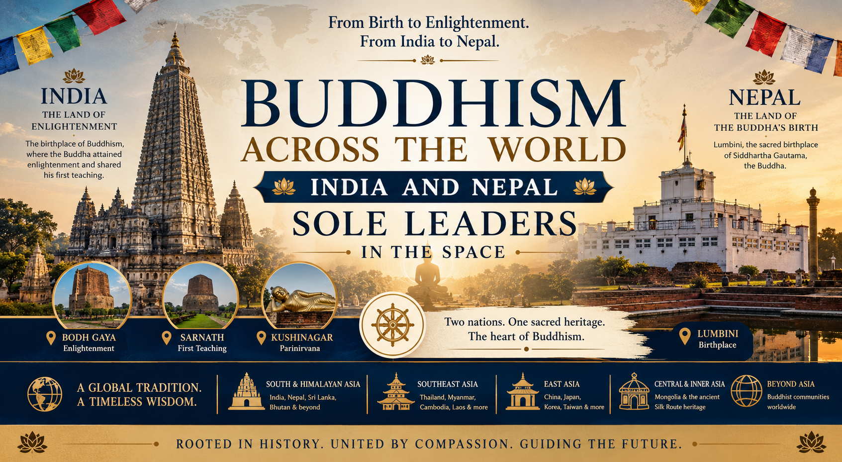 India Nepal Buddhism Leaders
